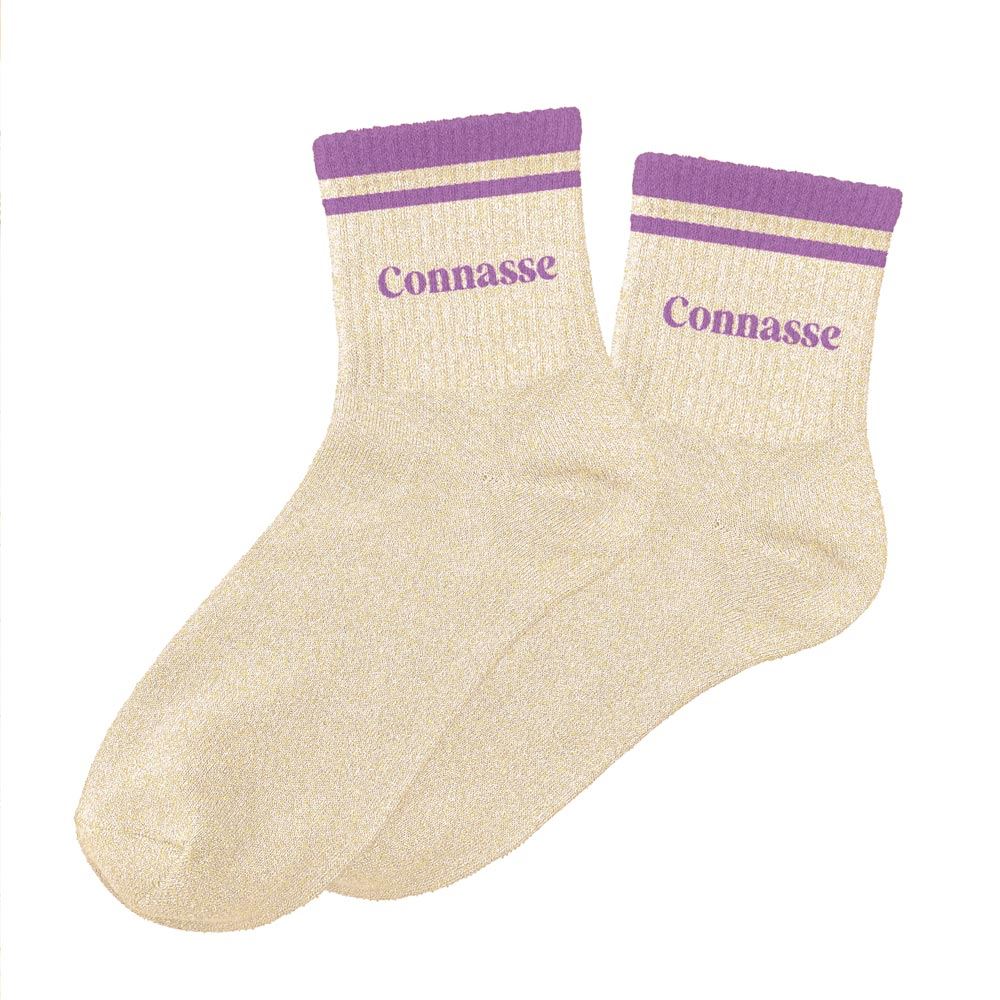 Chaussettes à paillettes: Connasse