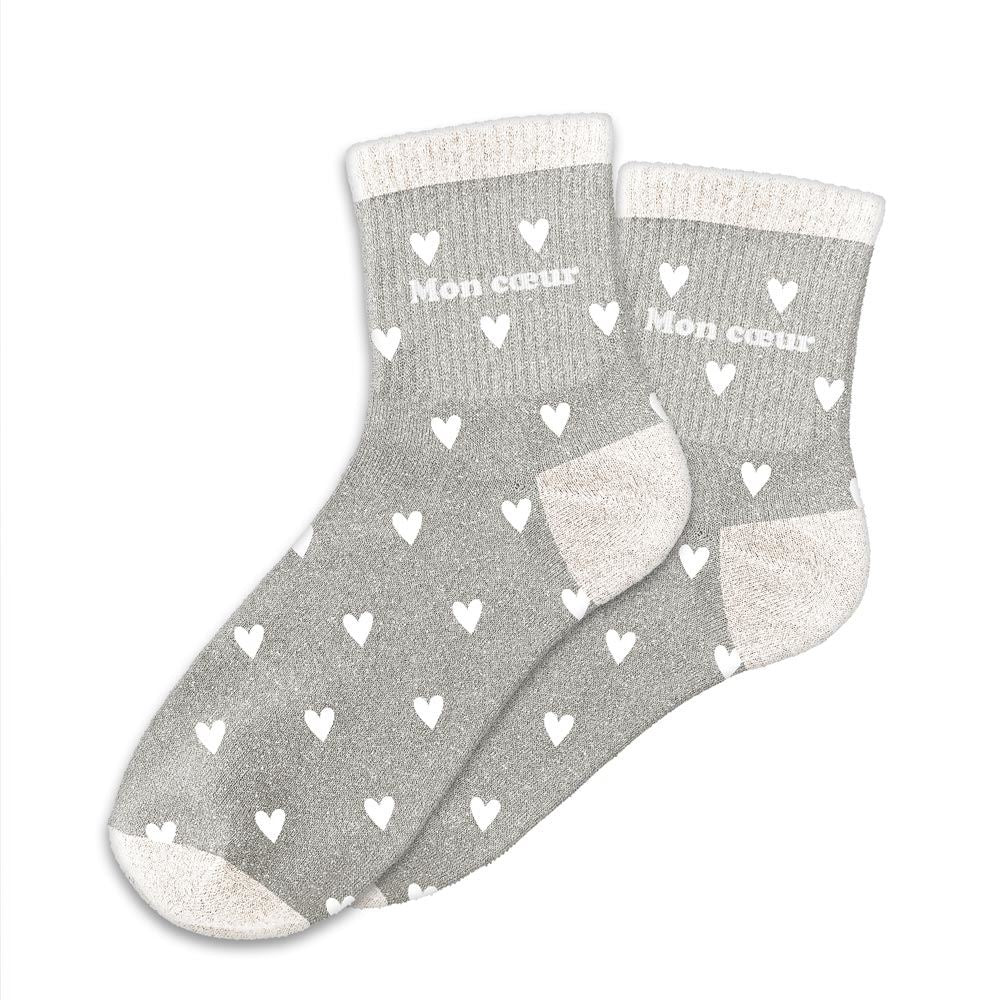 Chaussettes à paillettes: Mon coeur