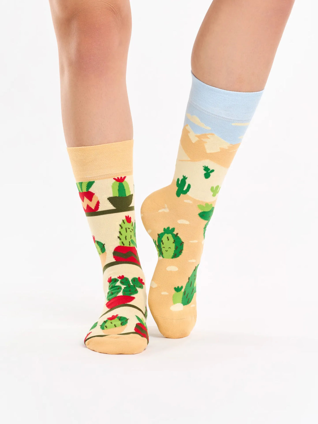 Chaussettes à motifs: Cactus amoureux
