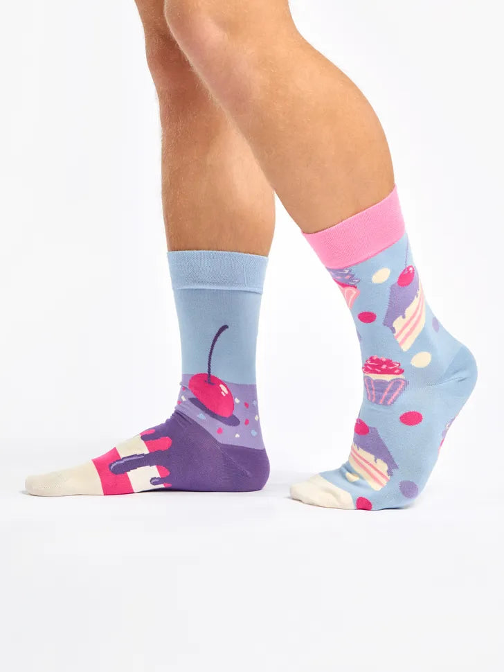 Chaussettes bambou: Gâteau à la cerise