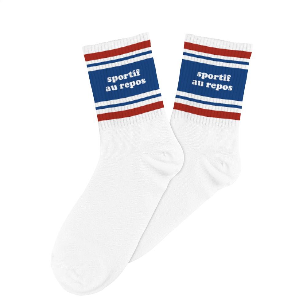 Chaussettes humoristiques: Sportif au repos