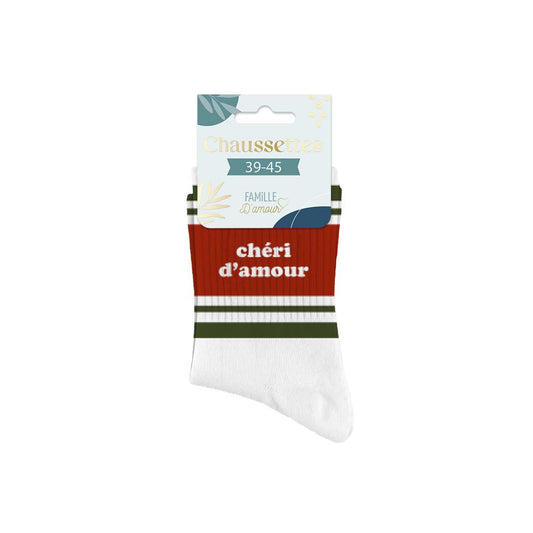 Chaussettes humoristiques: Chéri d'amour