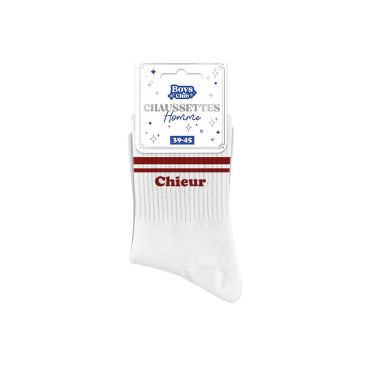 Chaussettes humoristiques: Chieur