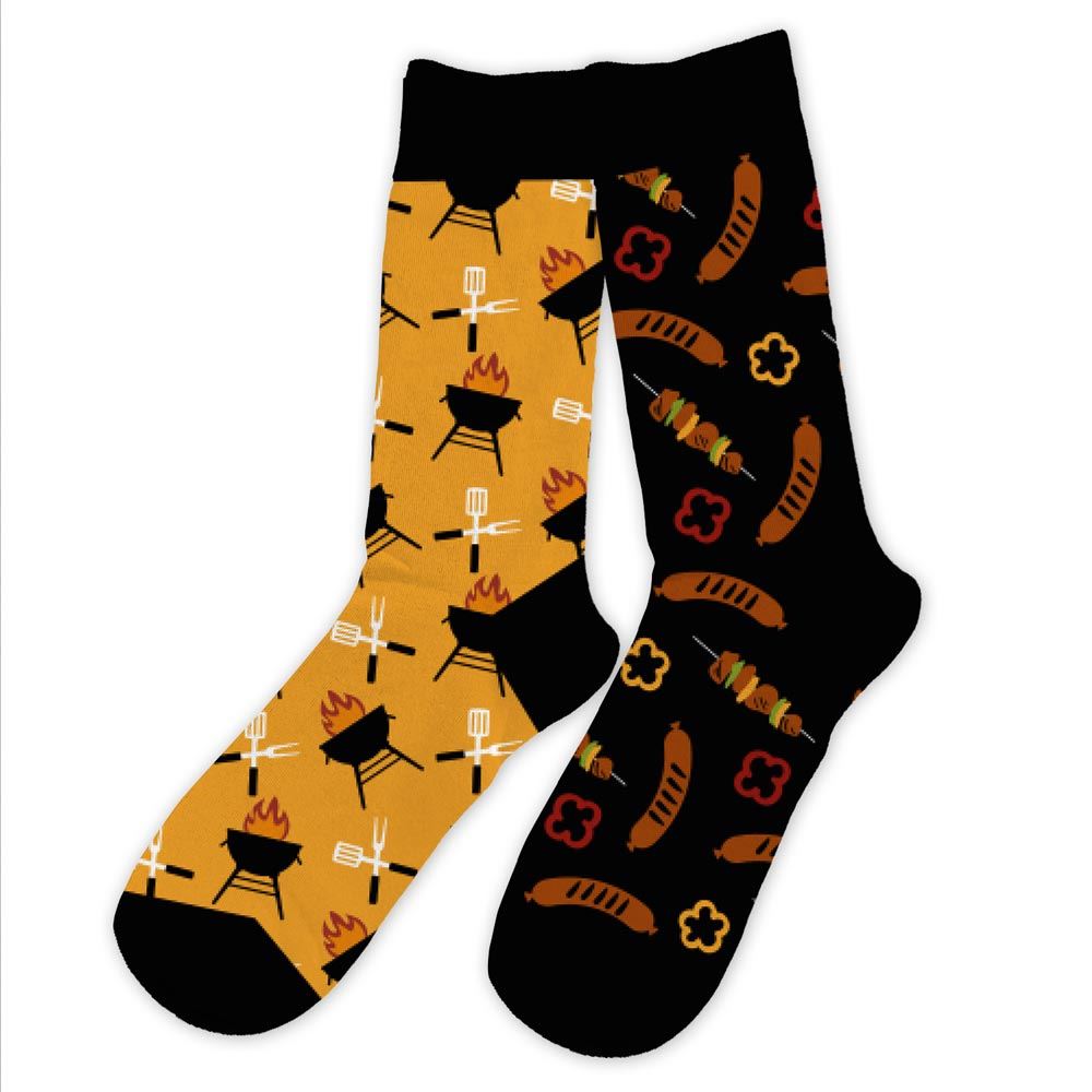 Chaussettes humoristiques: Barbecue-Saucisses