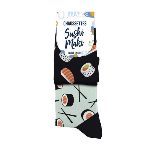 Chaussettes humoristiques: Sushi-Maki