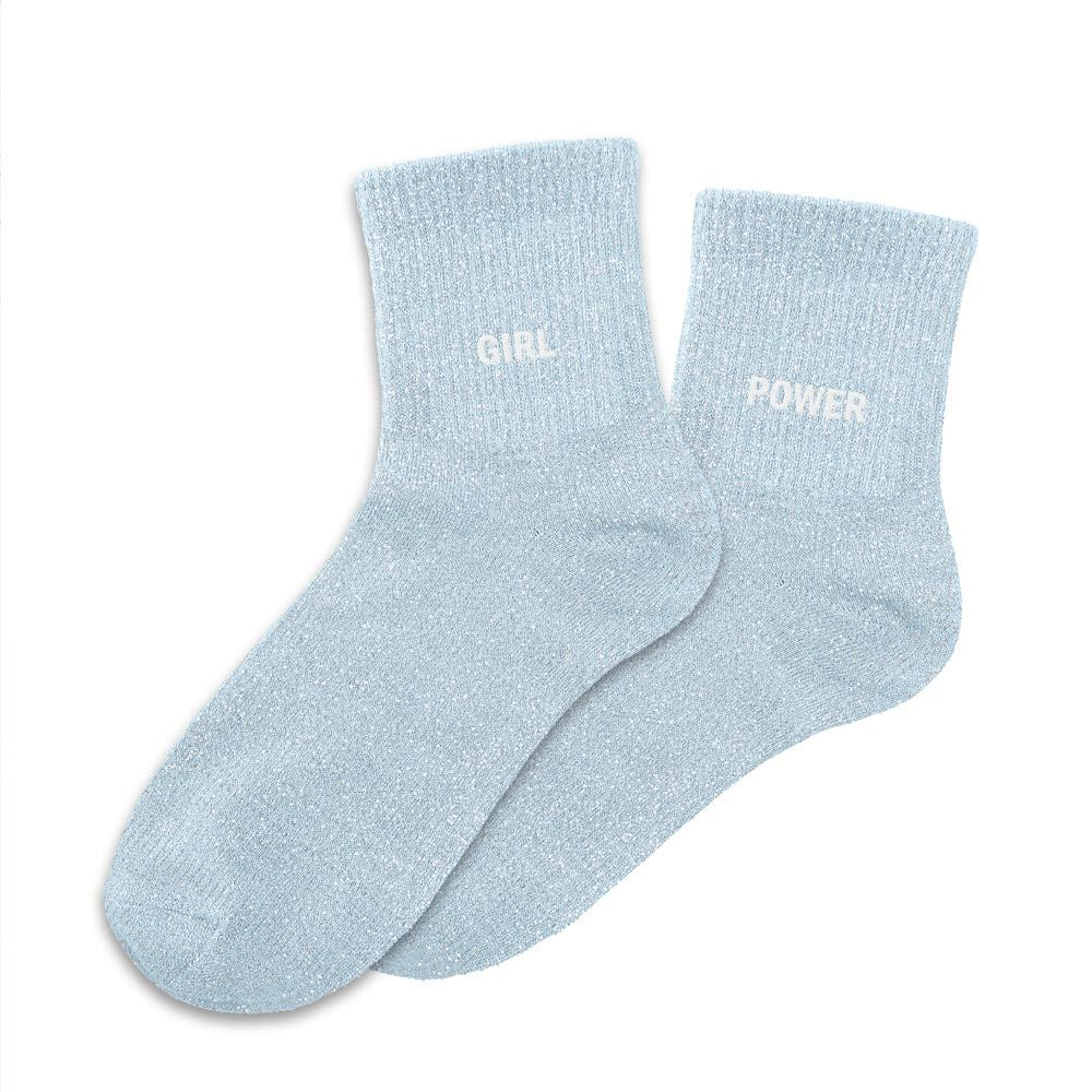 Chaussettes à paillettes: Girl-Power