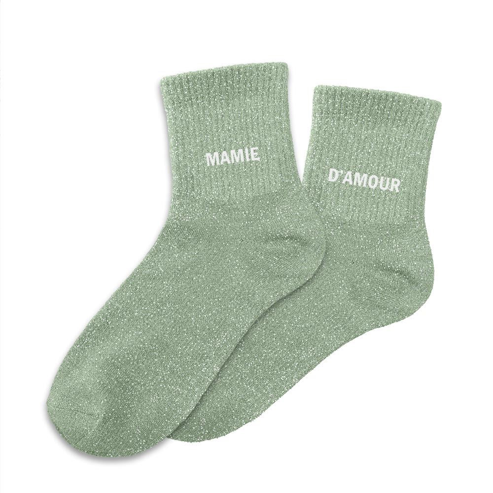 Chaussettes à paillettes: Mamie-D'amour