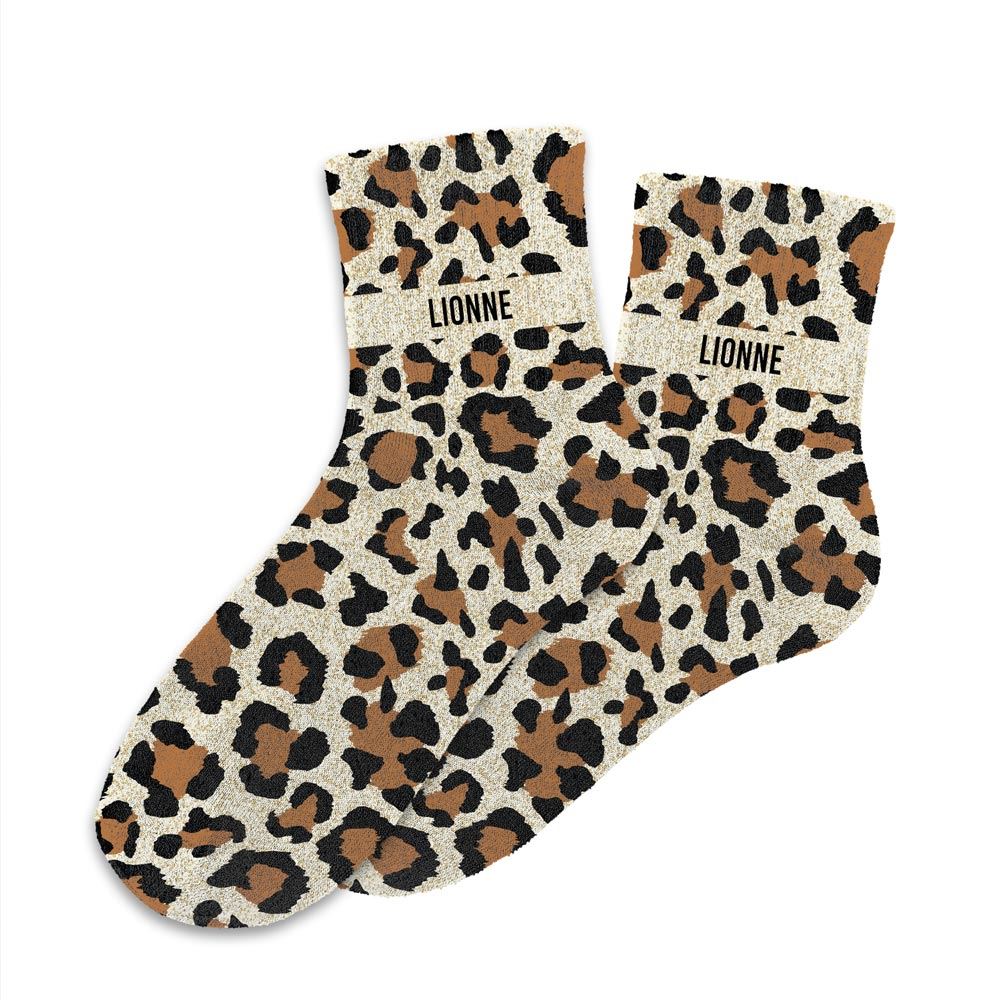 Chaussettes à paillettes: Lionne