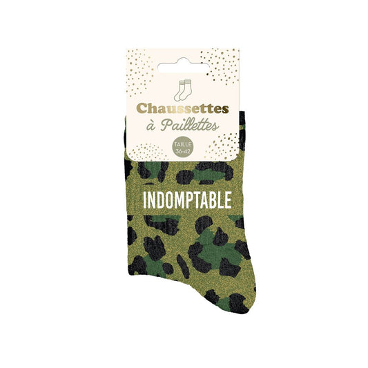 Chaussettes à paillettes: Indomptable