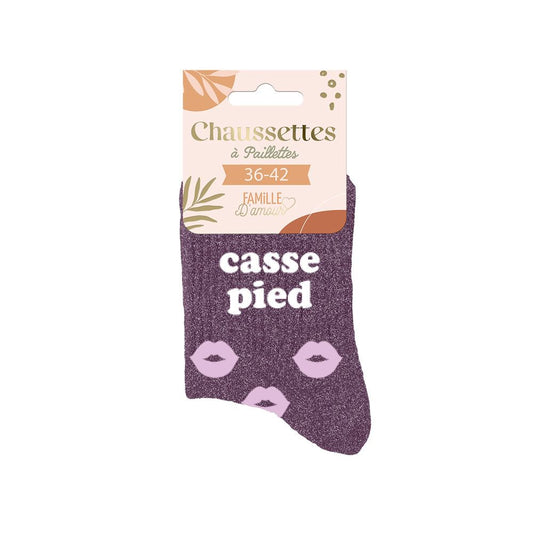Chaussettes Ă  paillettes: Casse pied