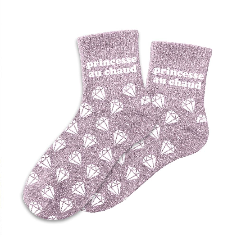 Chaussettes à paillettes: Princesse au chaud