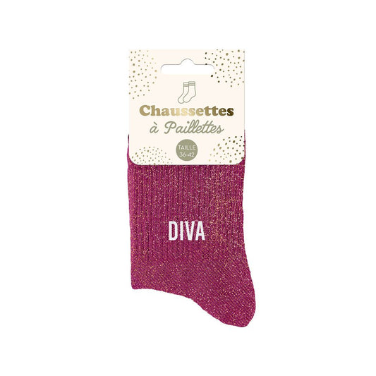 Chaussettes Ă  paillettes: Diva