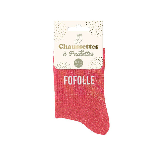 Chaussettes Ă  paillettes: Fofolle