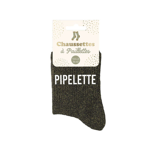 Chaussettes Ă  paillettes: Pipelette