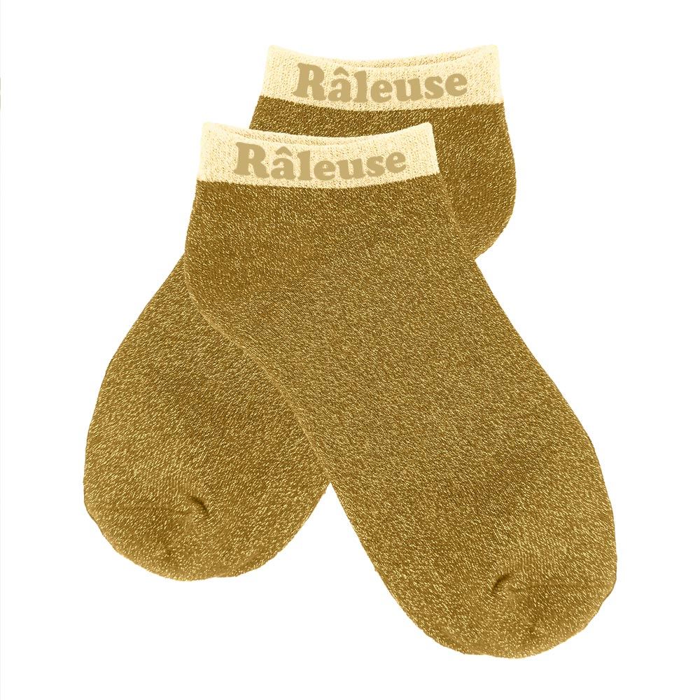 Socquettes à paillettes: Râleuse