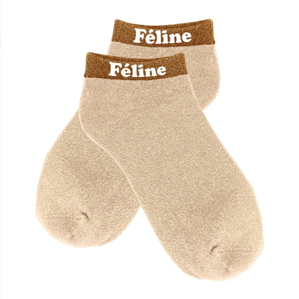Socquettes à paillettes: Féline