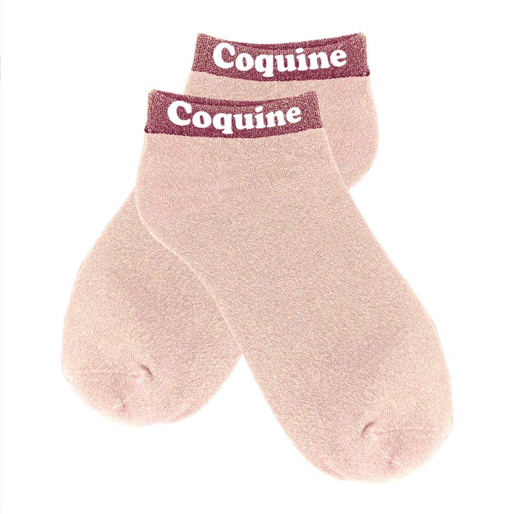 Socquettes à paillettes: Coquine