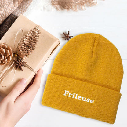 Bonnet humorisitique: Frileuse