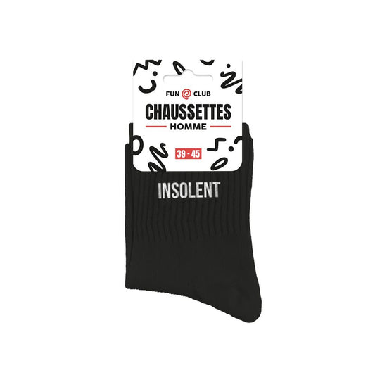 Chaussettes humoristiques: Insolent