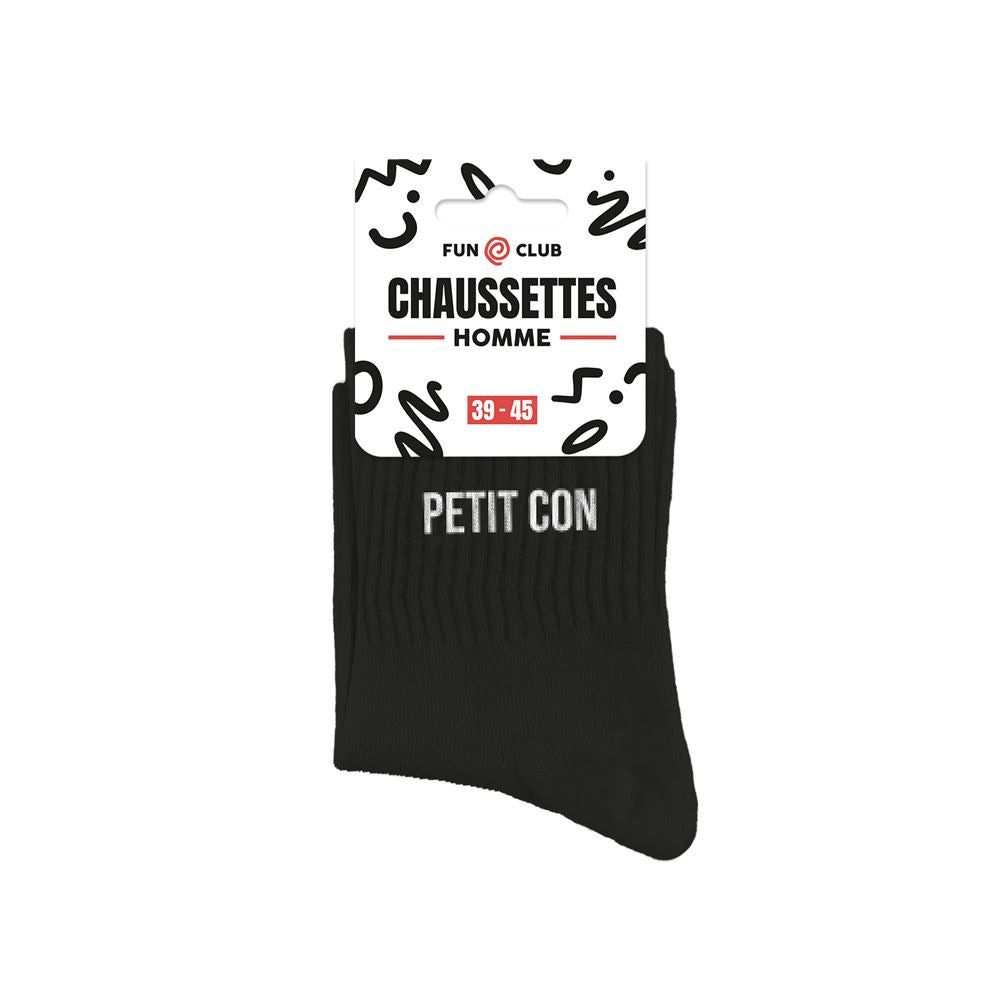 Chaussettes humoristiques: Petit con