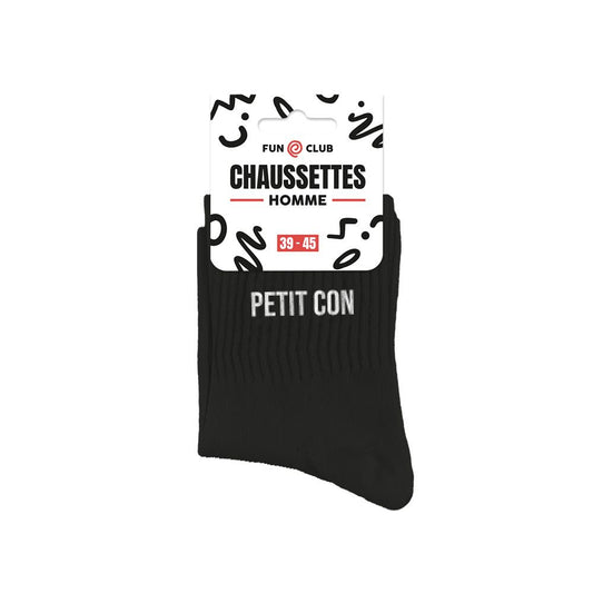 Chaussettes humoristiques: Petit con