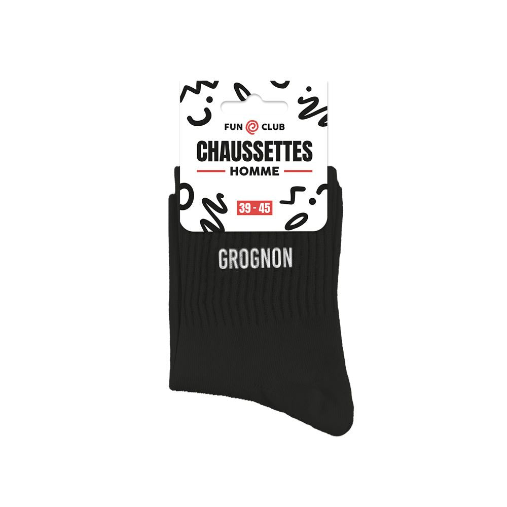 Chaussettes humoristiques: Grognon