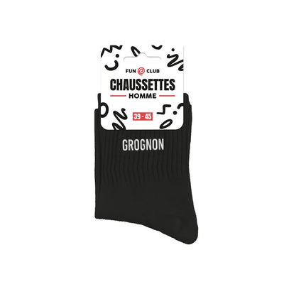 Chaussettes humoristiques: Grognon