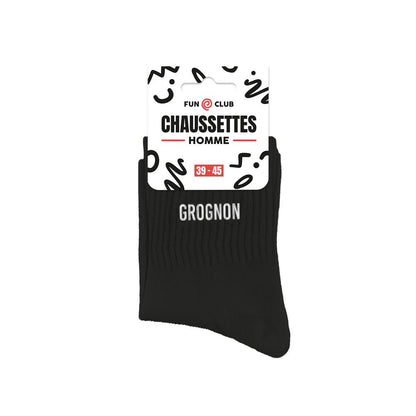 Chaussettes humoristiques: Grognon