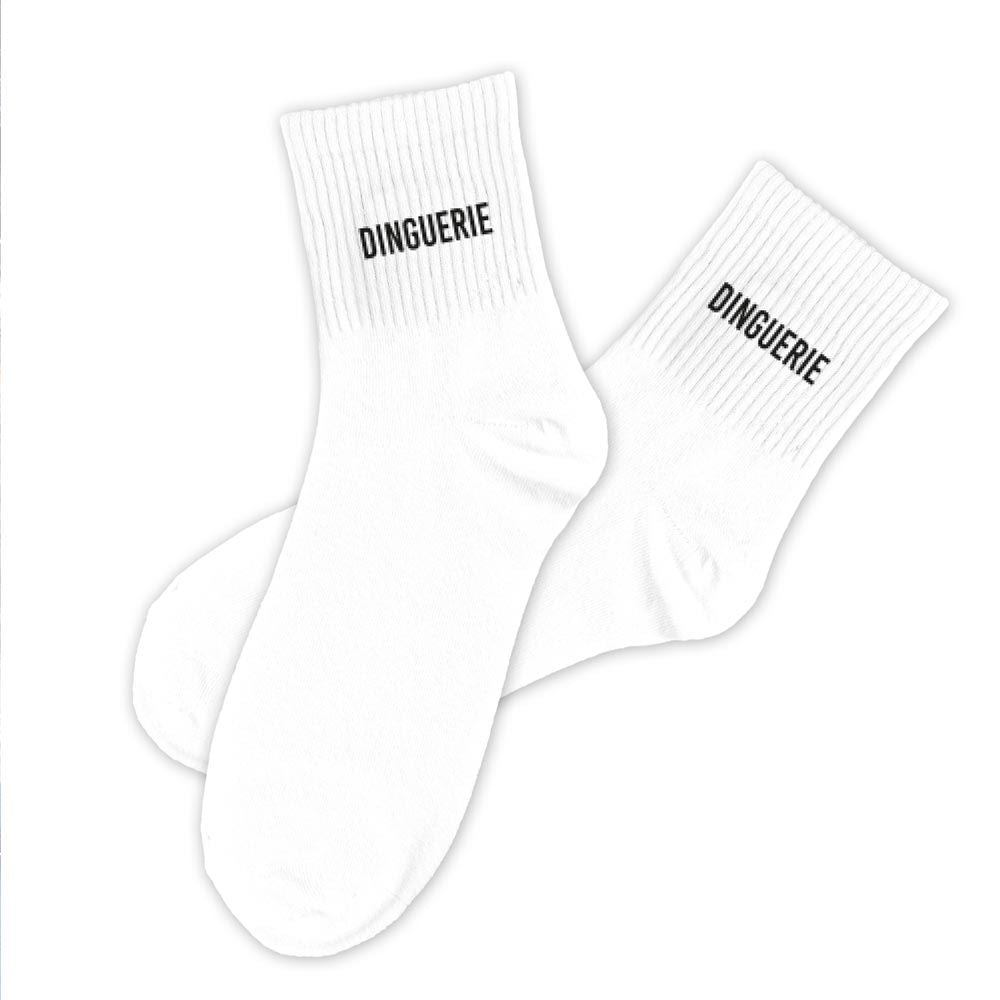 Chaussettes humoristiques: Dinguerie