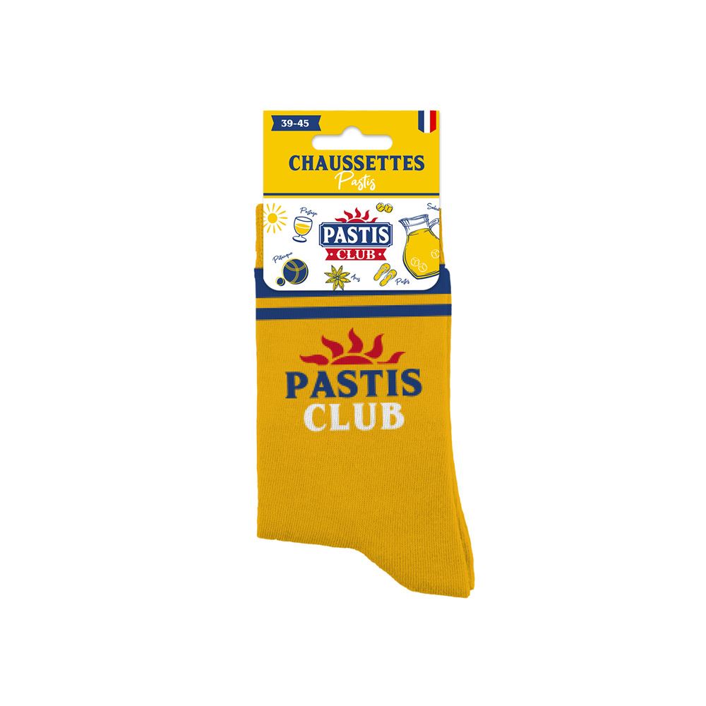 Chaussettes humoristiques: Pastis club