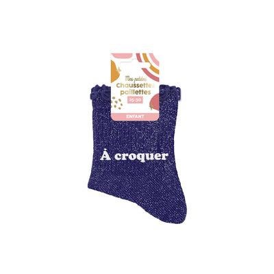 Chaussettes à paillettes enfants: A croquer