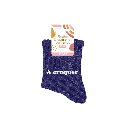 Chaussettes à paillettes enfants: A croquer
