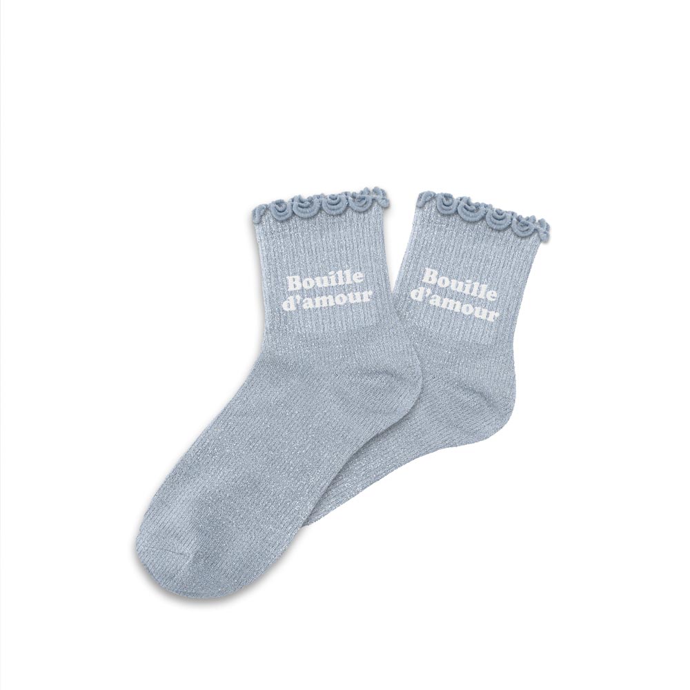 Chaussettes à paillettes enfants: Bouille d'amour