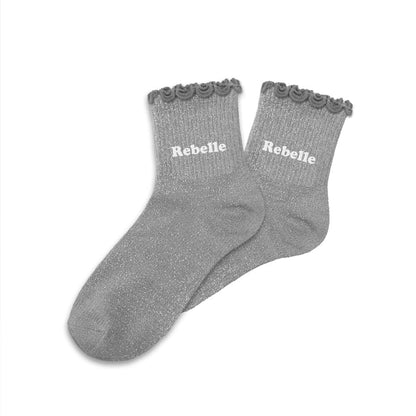 Chaussettes à paillettes enfants: Rebelle