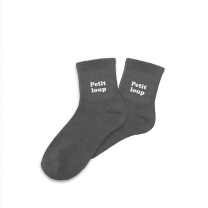 Chaussettes humoristiques enfants: Petit loup
