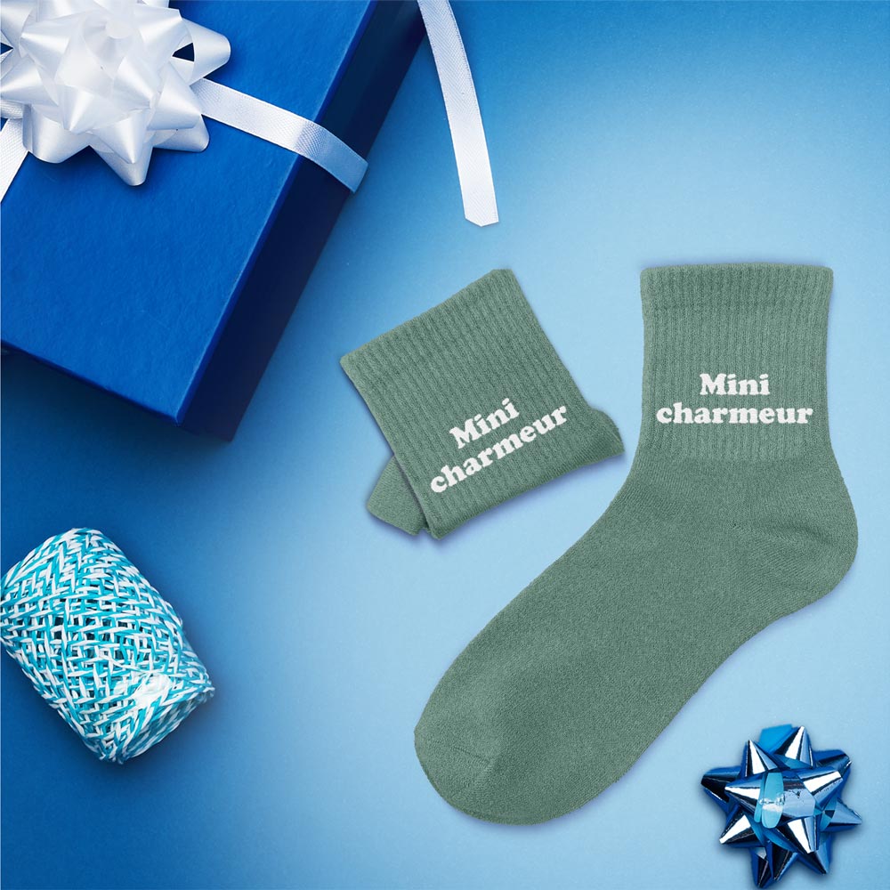 Chaussettes humoristiques enfants: Mini charmeur