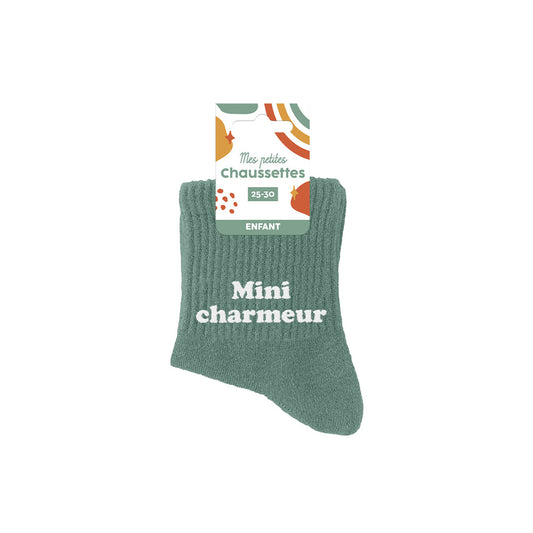 Chaussettes humoristiques enfants: Mini charmeur