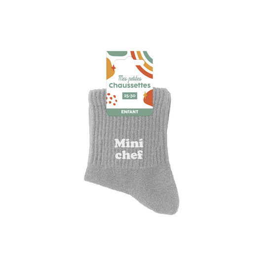 Chaussettes humoristiques enfants: Mini chef