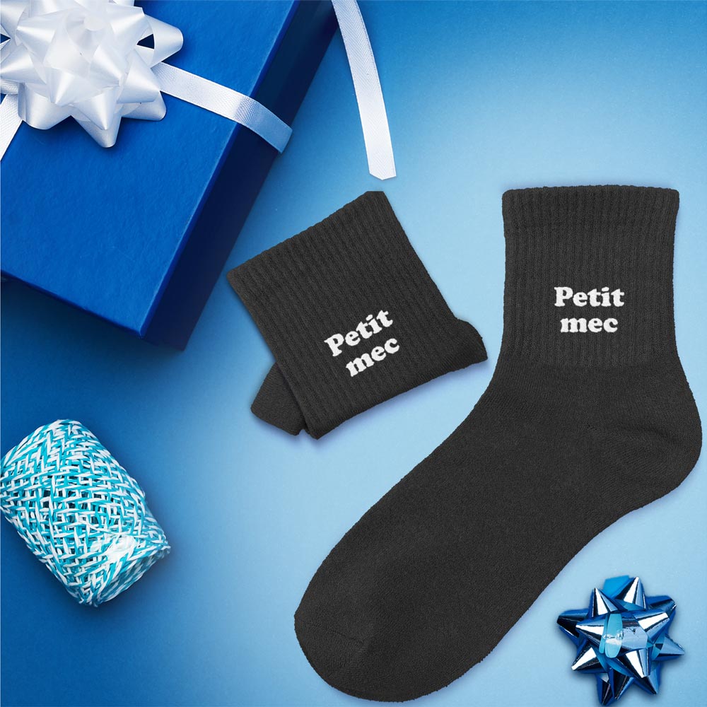 Chaussettes humoristiques enfants: Petit mec