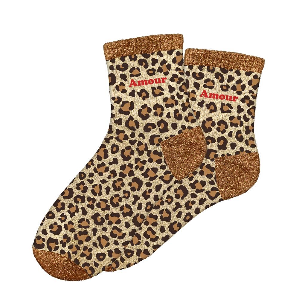Chaussettes à paillettes: Amour