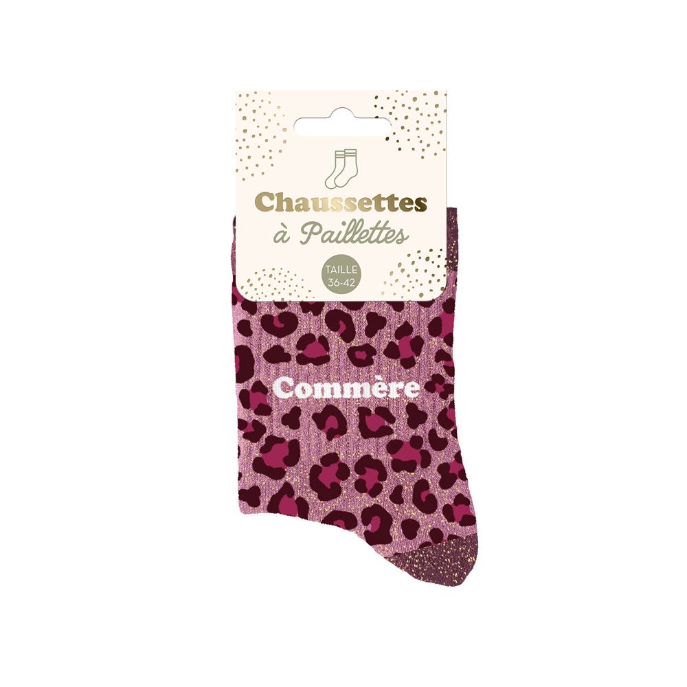 Chaussettes à paillettes: Commère