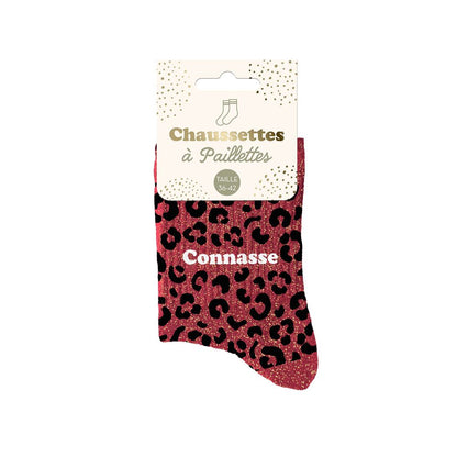 Chaussettes à paillettes: Connasse
