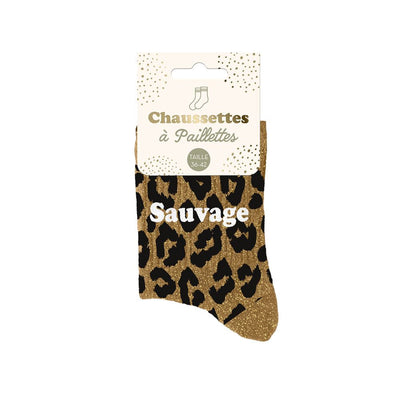 Chaussettes à paillettes: Sauvage