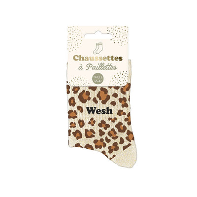 Chaussettes à paillettes: Wesh
