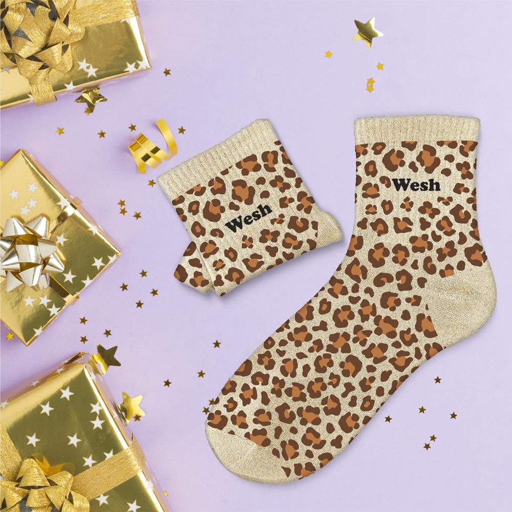 Chaussettes à paillettes: Wesh