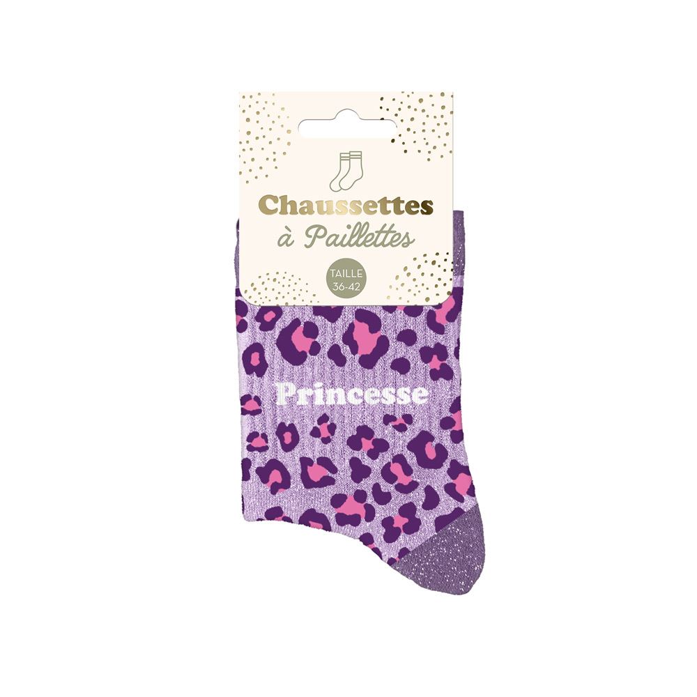 Chaussettes à paillettes: Princesse