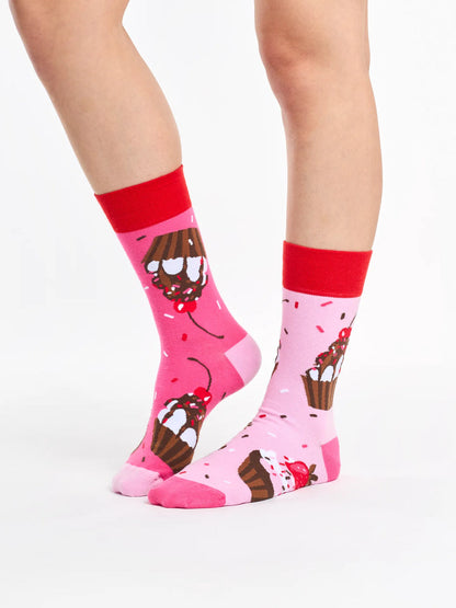 Chaussettes à motifs: Cupcakes