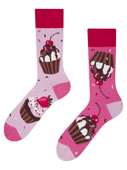 Chaussettes à motifs: Cupcakes