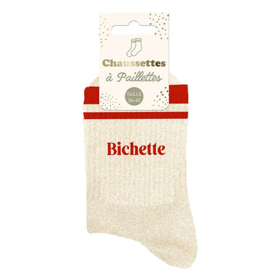 Chaussettes à paillettes: Bichette