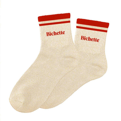 Chaussettes à paillettes: Bichette